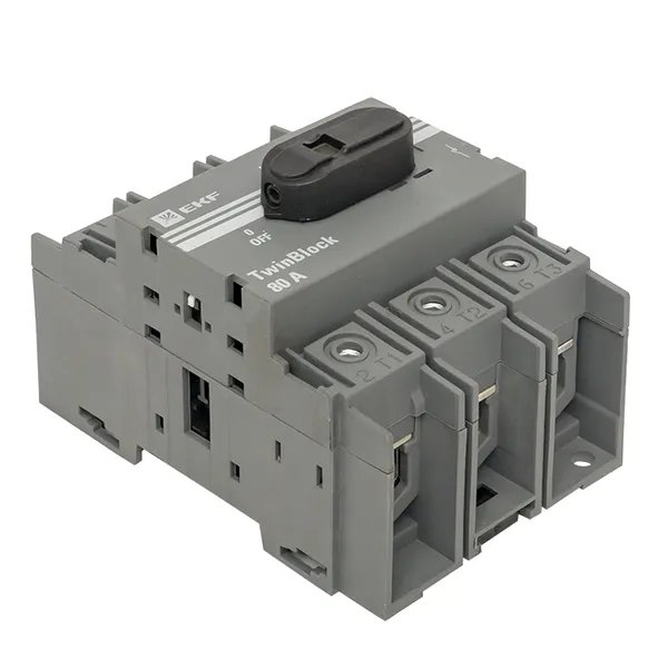Рубильник 80A 3P с рукояткой управления для прямой установки TwinBlock (tb-80-3p-f)