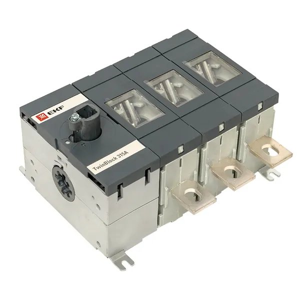 Рубильник 315A 3P без рукоятки управления TwinBlock (tb-s-315-3p)