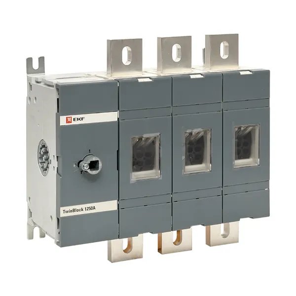 Рубильник 1250A 3P без рукоятки управления TwinBlock (tb-s-1250-3p)