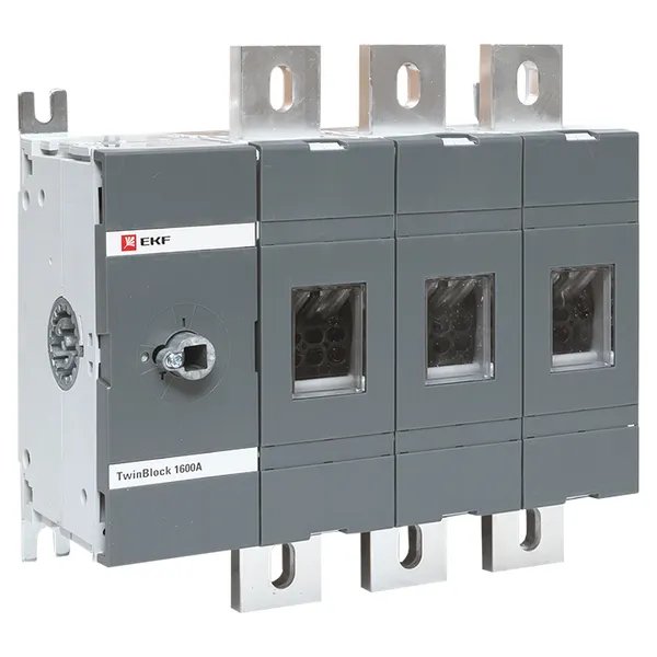 Рубильник 1600A 3P без рукоятки управления TwinBlock (tb-s-1600-3p)