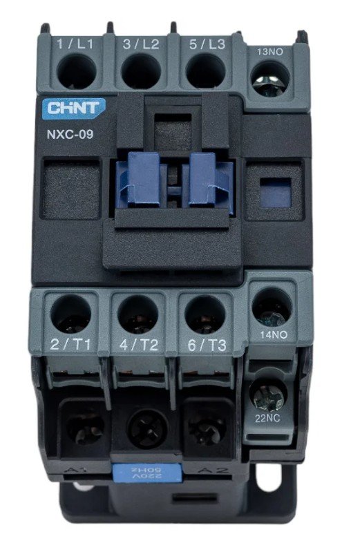 Контактор NXC-09 9А кат. 220В AC 1НО+1НЗ AC-3 CHINT (836704)