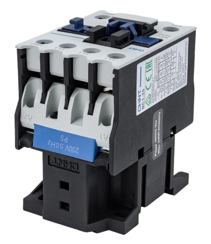 Контактор NC1-1810 18А кат. 230В AC 1НО AC-3 CHINT (221545)