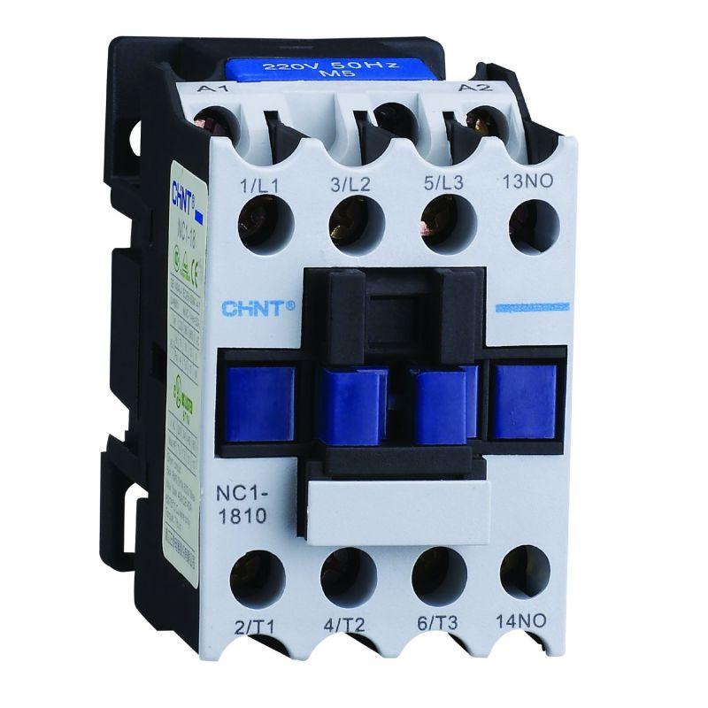 Контактор NC1-1810 18А кат. 230В AC 1НО AC-3 CHINT (221545)