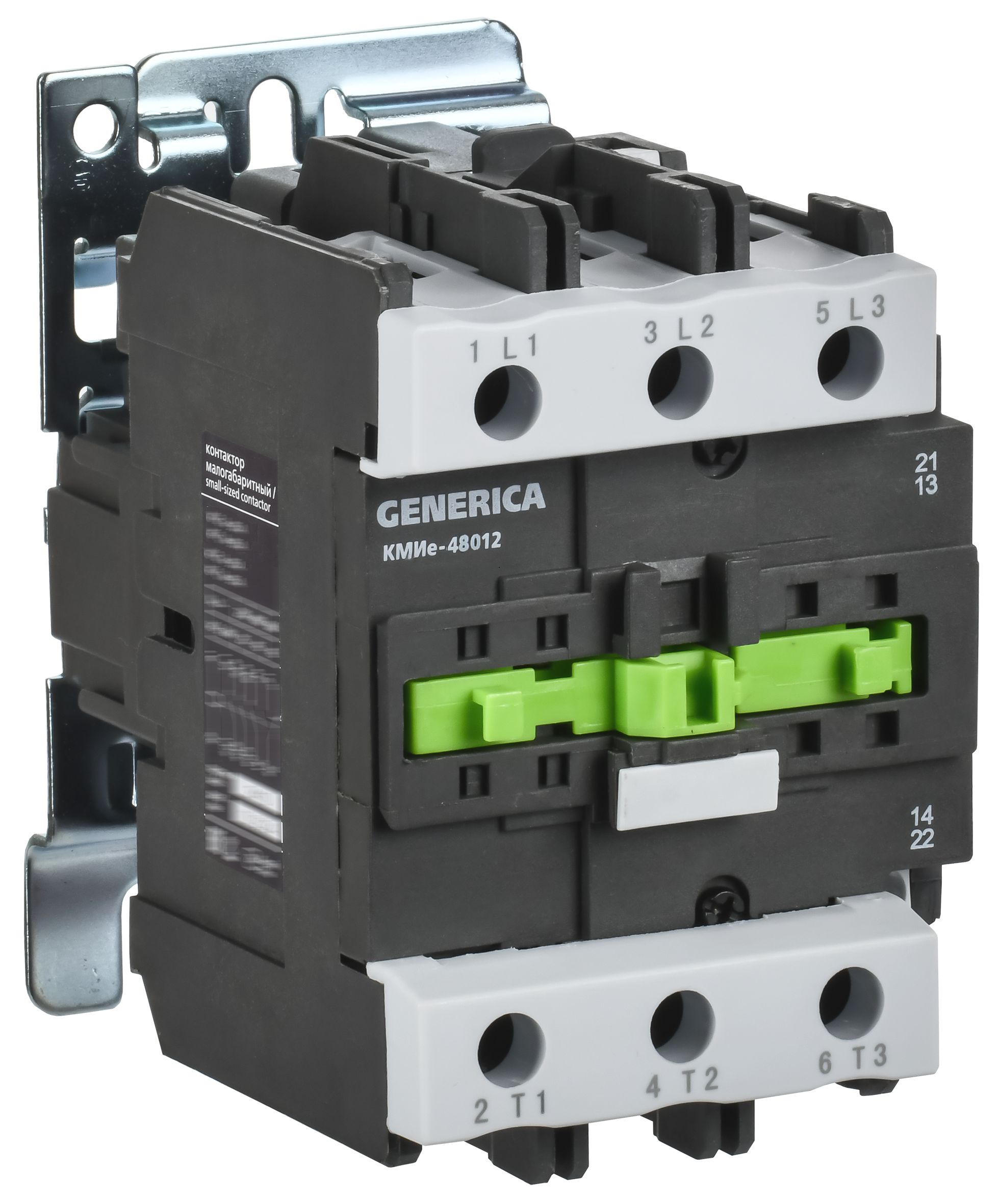 Контактор КМИе-48012 80А 230В/АС3 1NO;1NC GENERICA (KKME41-080-230-11)