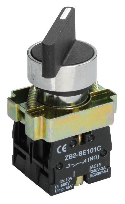 Переключатель LAY5-BJ33 3 положения "I-0-II" длинная ручка 2NO (BSW70-BJ-3-K02)