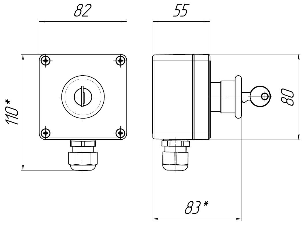 ПКУ-1 IP54