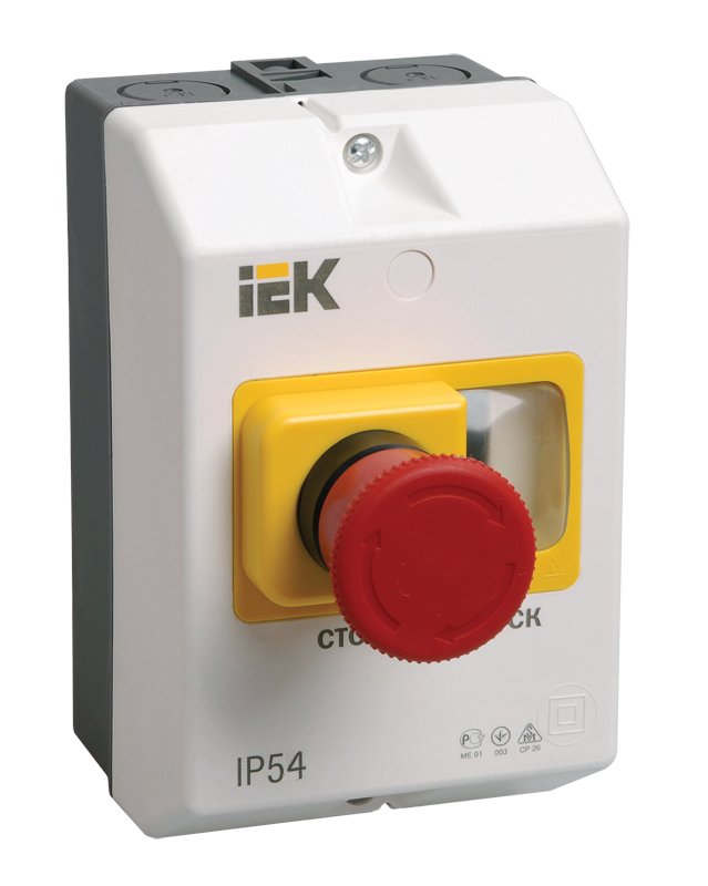 Оболочка защитная с кнопкой "Стоп" IP54 (DMS11D-PC55)