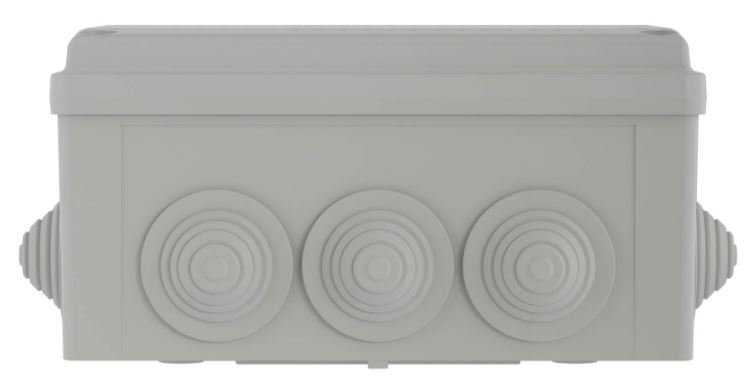 Коробка ответвительная с кабельными вводами IP55, 150х110х70 (54000)
