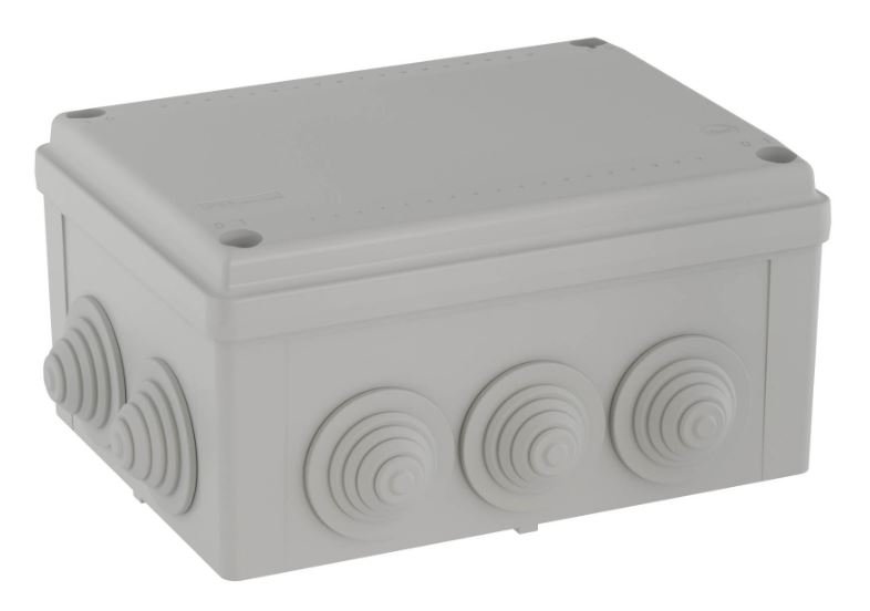 Коробка ответвительная с кабельными вводами IP55, 150х110х70 (54000)
