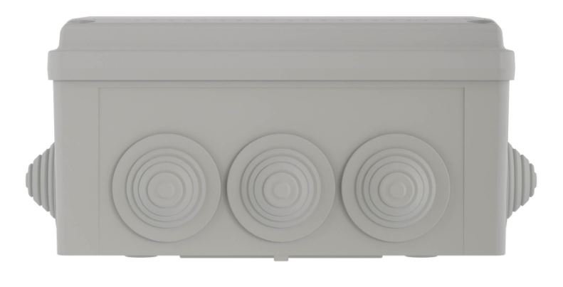 Коробка ответвительная с кабельными вводами IP55, 190х140х70 (54100)