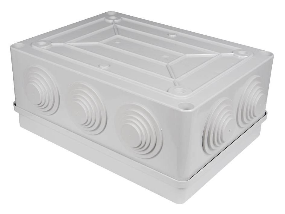 Коробка TYCO 200х140х75 (67055), 10вводов, IP55