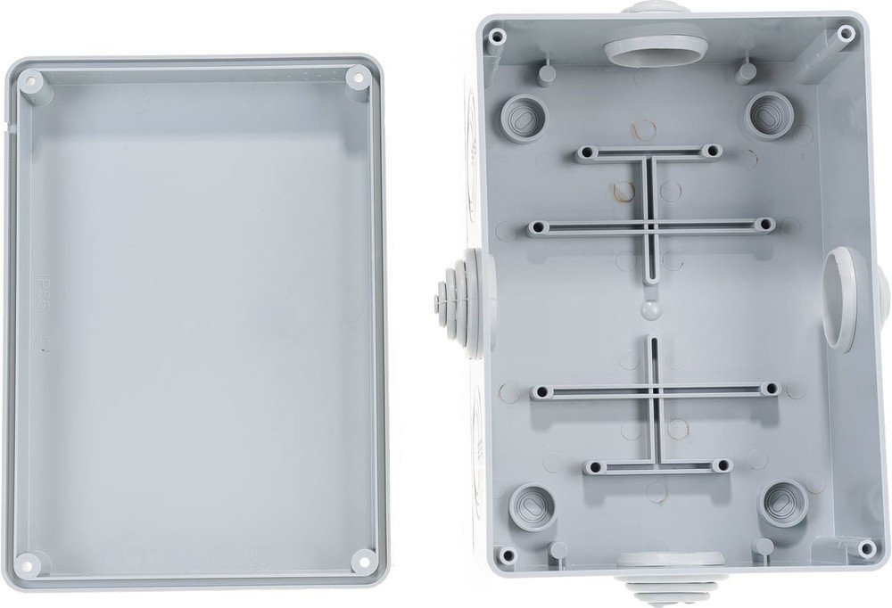 Коробка JBS210 210х150х100, 8 вых., 4 муфты, IP55 (44016HF)