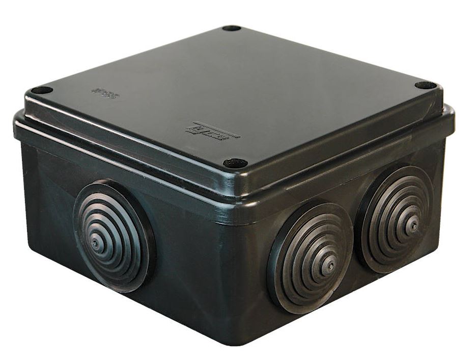 Коробка TYCO ОП 100х100х50мм УХЛ1 IP54 черный (67050Ч)