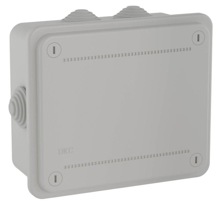 Коробка ответвительная с кабельными вводами IP55, 120х80х50 (53900)
