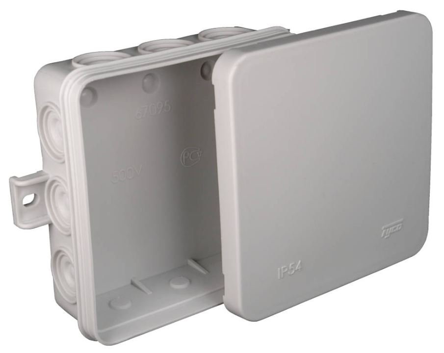 Коробка TYCO 100х100х35мм (67095)