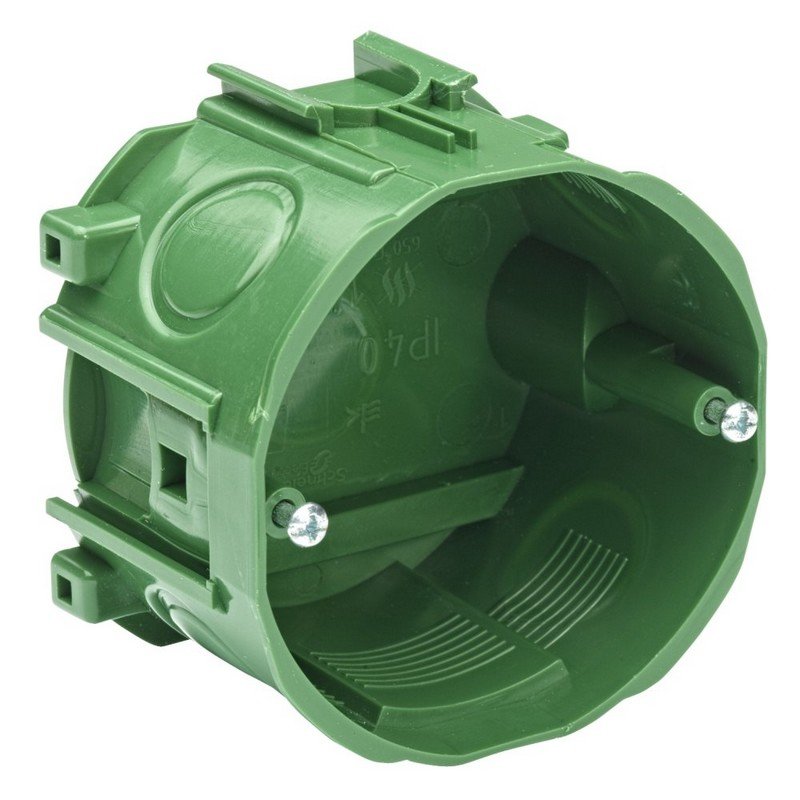 Коробка Ø71х47 установочная под бетон с винтами (LEX1420572MR)