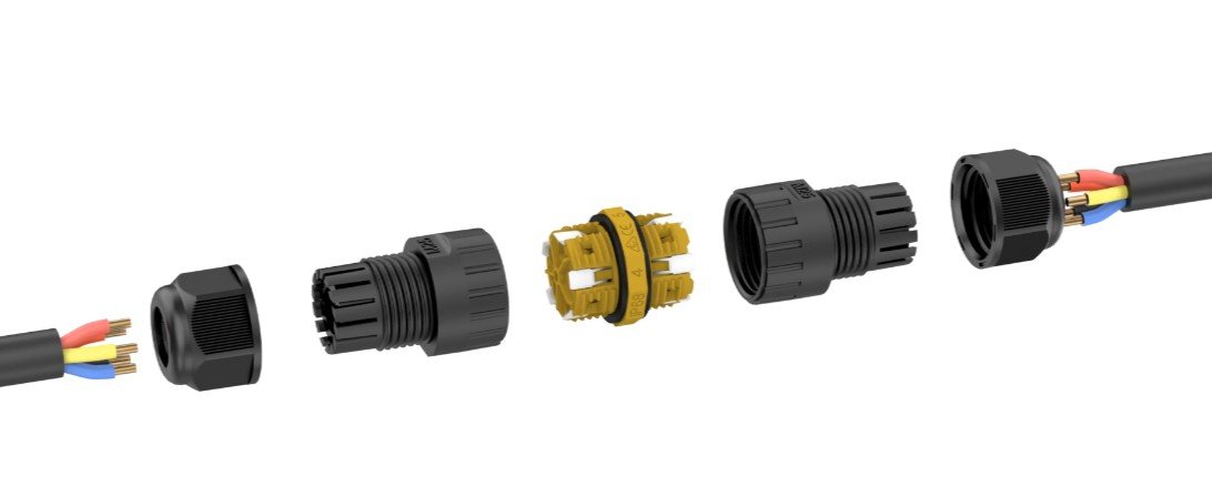Коннектор кабельный герметичный WTP-104 5 PIN IP68 (UWC10-I-016-5-68)