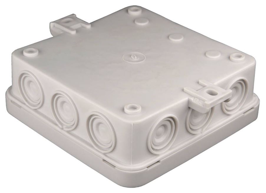 Коробка TYCO 100х100х35мм, белая (67095Б)