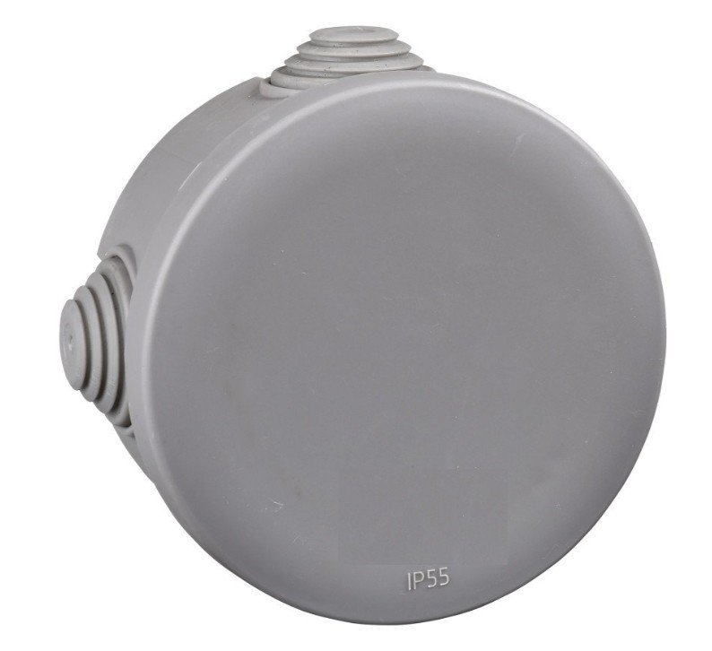 Коробка Ø80х40 распределительная открытой установки, IP55, 4 сальника (IMT35094)
