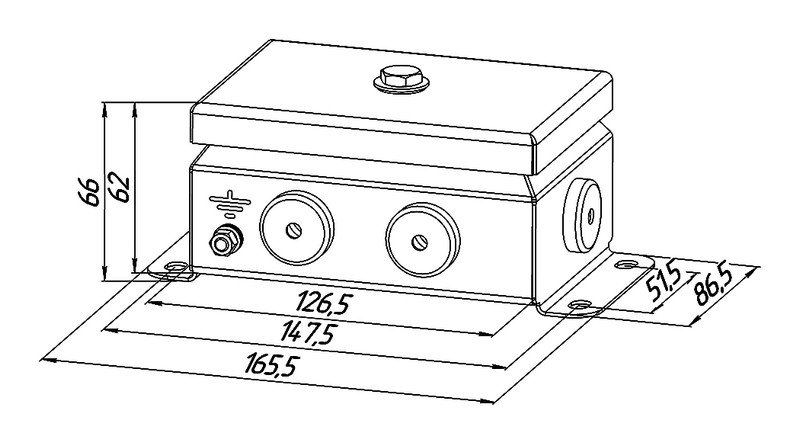 КМ IP66(Р)-0812нерж 6 вводов (8-13) (без DIN рейки)