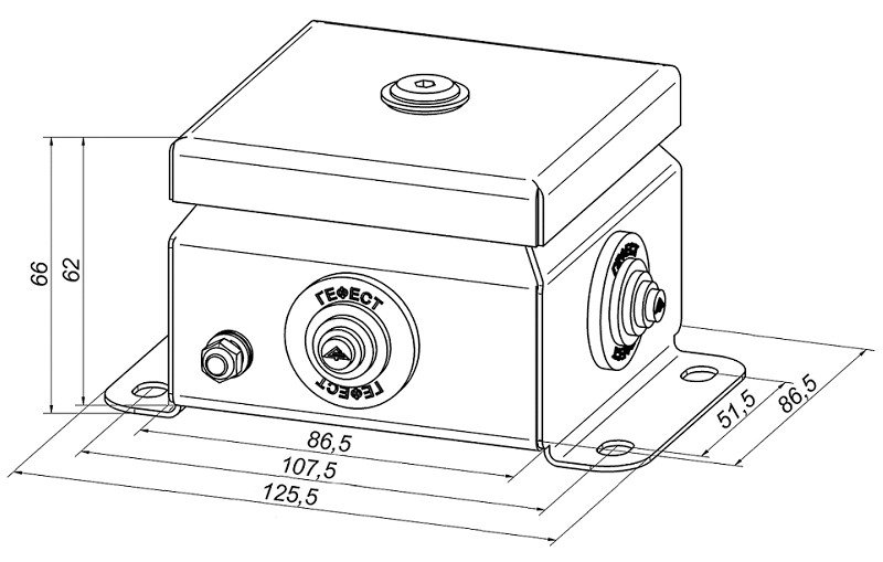 КМ IP55-0808нерж (без DIN рейки)