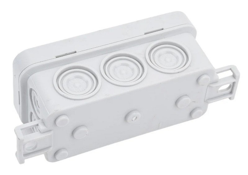Коробка JBL090 90х42х40, 10вых. IP55, серая (44055HF)