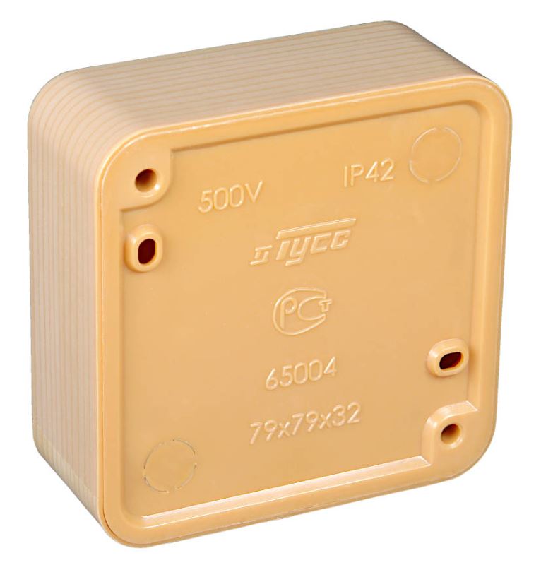Коробка TYCO ОП 79х79х32мм IP40 сосна (65004-27М)