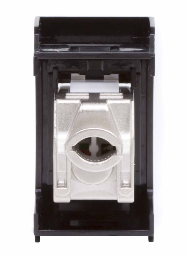 Розетка RJ-45 Viva 1 модуль кат.5E экранированная 8P8C черная (45248)