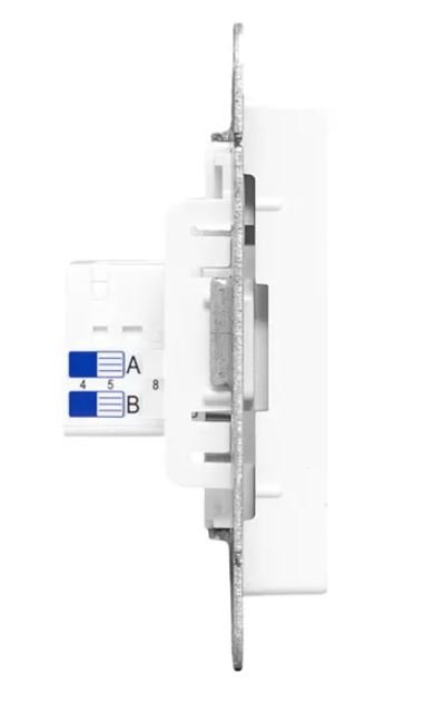 Механизм розетки RJ45 (cat5), белый Эпика (UP1-SOW-RJ45-5)