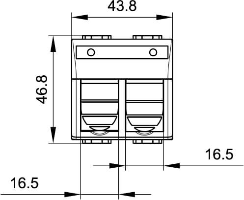 Розетка двойная RJ-45 Brava 2 модуля кат.6 8P8C белая (76452B)