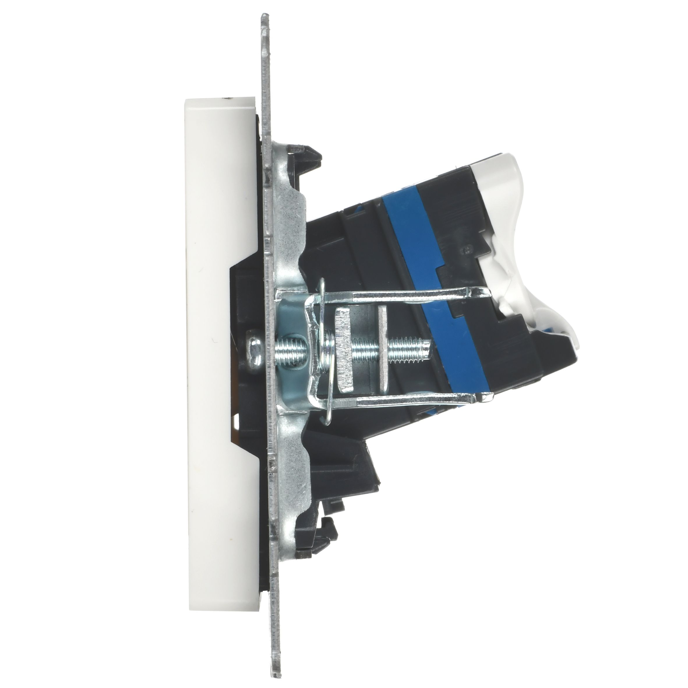 Розетка компьютерная RJ45 BRITE кат.6 РК11-БрБ скрытой установки белый (BR-K10-2-K01)