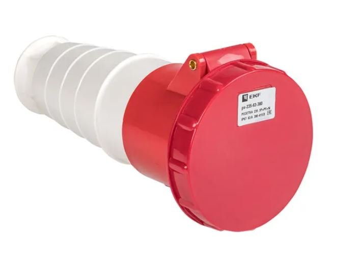 Розетка переносная 235 63А IP67 380В 3Р+РЕ+N (ps-235-63-380)