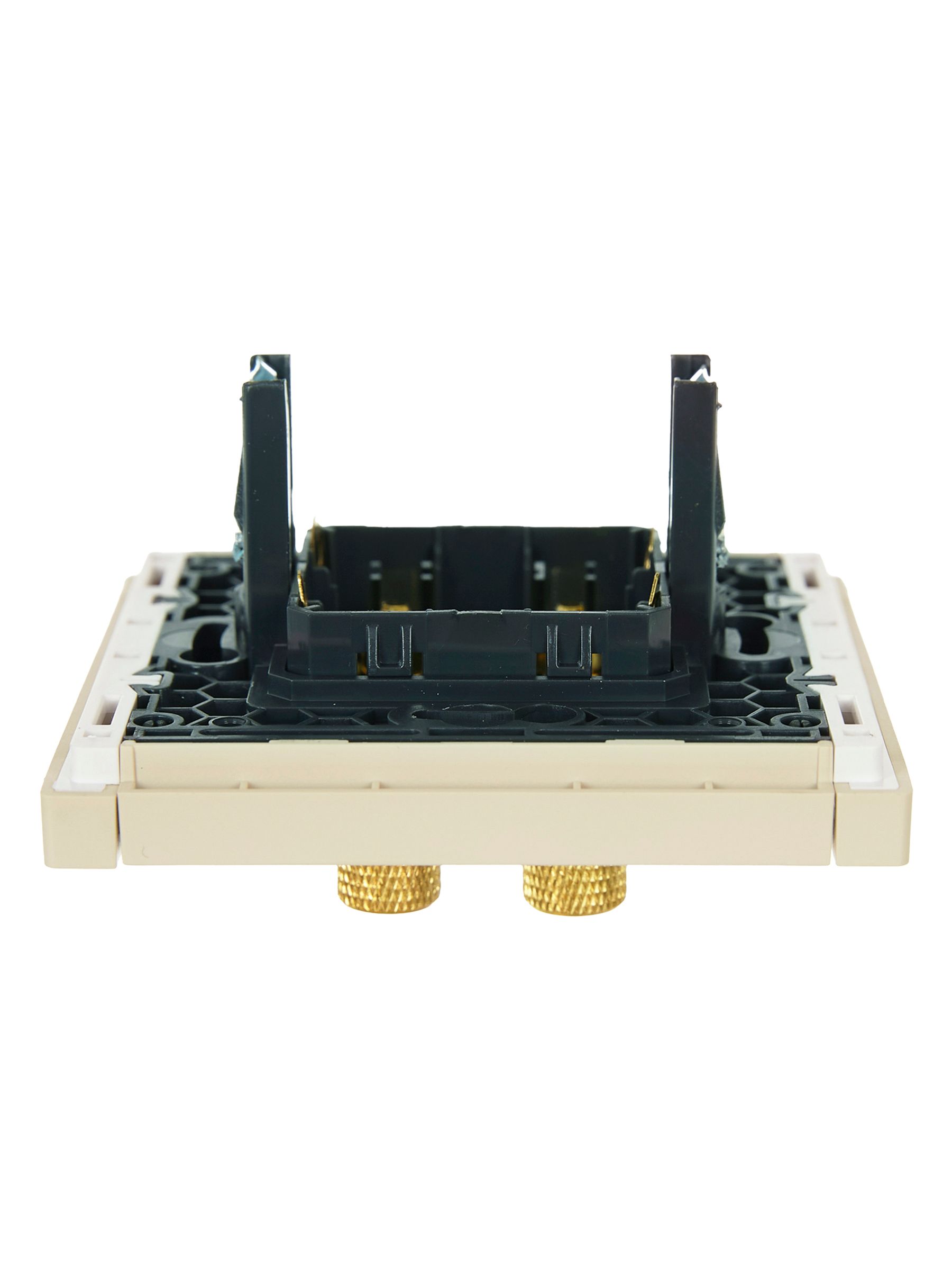 FORTE&PIANO Аудиорозетка 4-местная FP439 скрытой установки ваниль (FP-S40-K10)