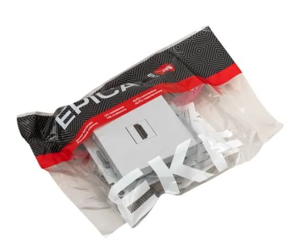 Механизм розетки HDMI, алюминий Эпика (UP1-SOA-HDMI)