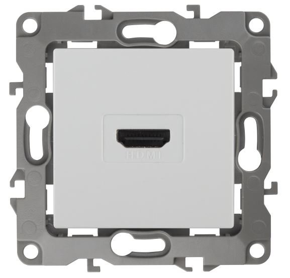 Розетка HDMI 12-3114-01 IP20 серия 12 белый ЭРА (Б0027481)