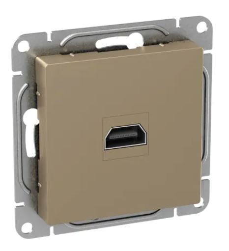 Механизм розетки HDMI, шампань Эпика (UP1-SOC-HDMI)