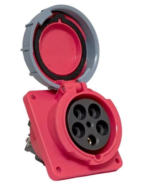 Розетка стационарная внутренняя 4452 3Р+РЕ+N 125А 380В IP67 PROxima (ps-4452-125-380)