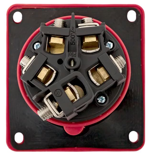 Розетка стационарная внутренняя 4452 3Р+РЕ+N 125А 380В IP67 PROxima (ps-4452-125-380)