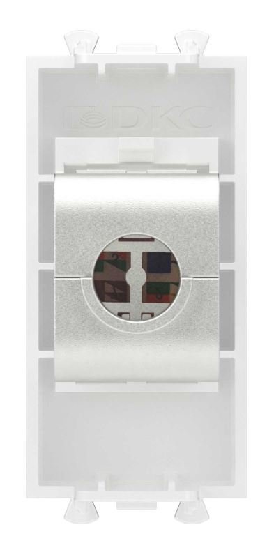 Розетка RJ-45 кат.5е экранированная 1 модуль Avanti белое облако (4400761)