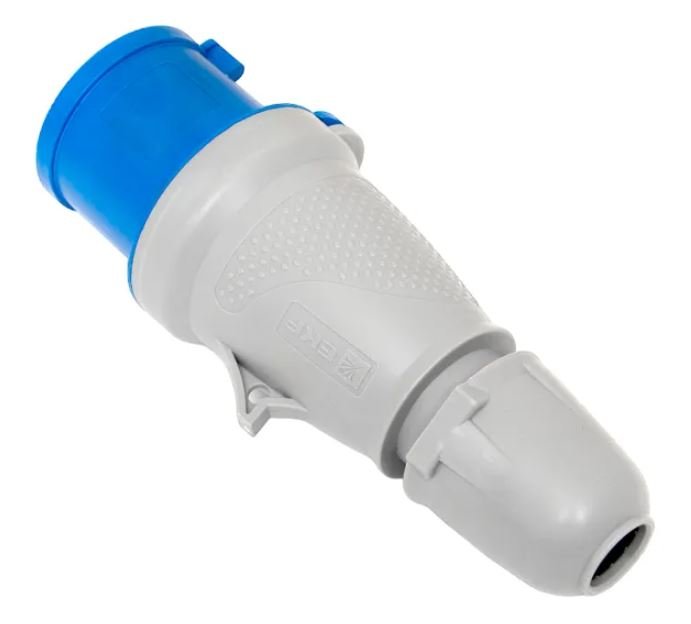 Вилка 23 32А 2Р+РЕ IP44 переносная 220В PROxima (ps-023-32-220-PRO)