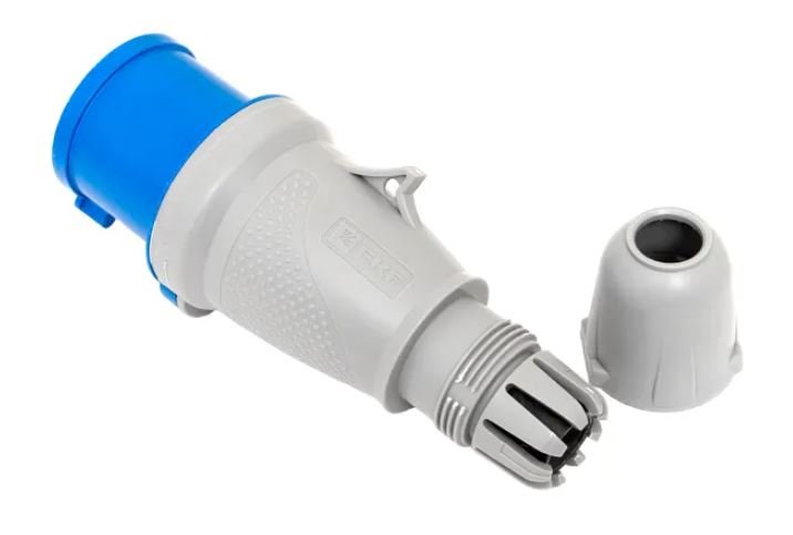 Вилка 23 32А 2Р+РЕ IP44 переносная 220В PROxima (ps-023-32-220-PRO)