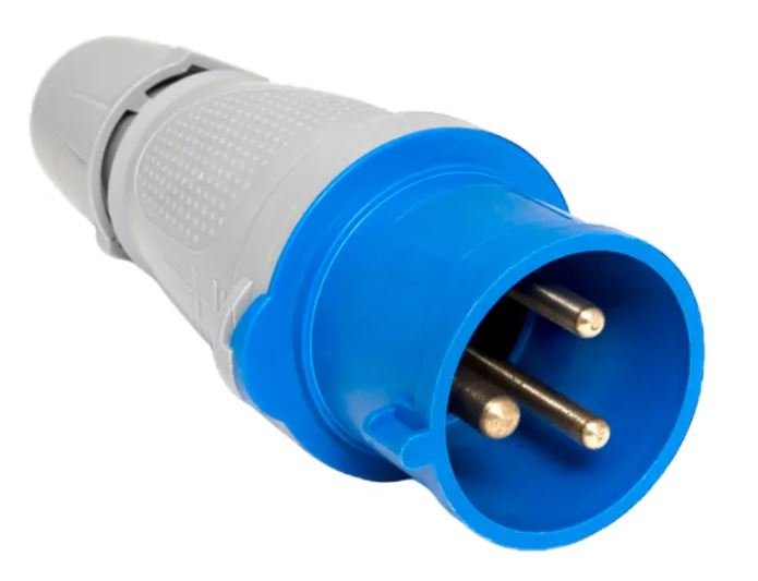 Вилка 23 32А 2Р+РЕ IP44 переносная 220В PROxima (ps-023-32-220-PRO)