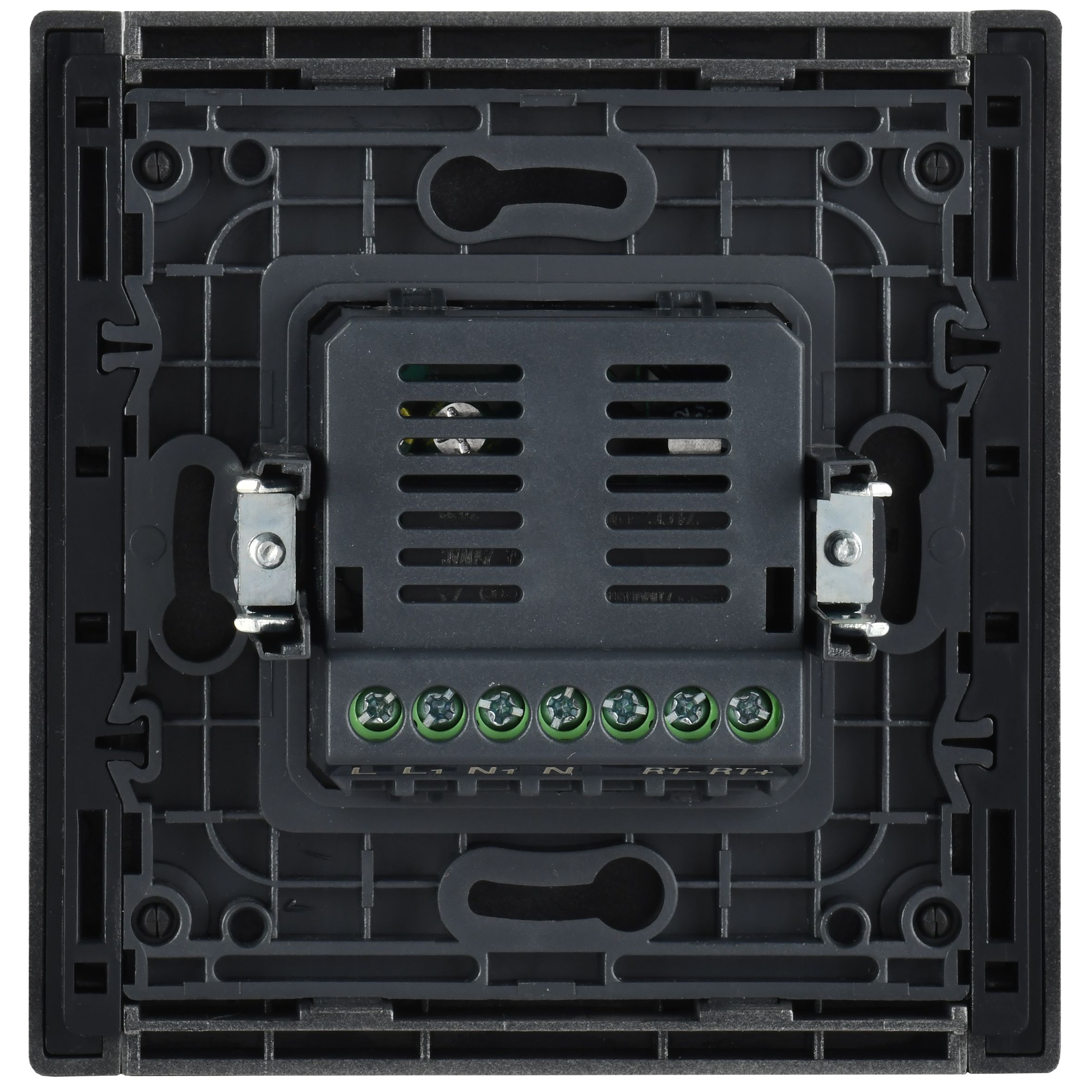 FORTE&PIANO Термостат электронный с индикацией FP552 скрытой установки сталь (FP-RT11-K46)