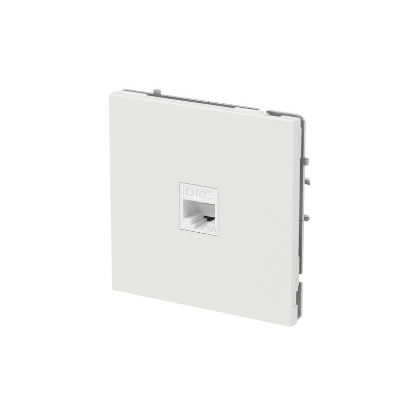Розетка RJ-45 KANT 6А одинарная белый песок (7010673)