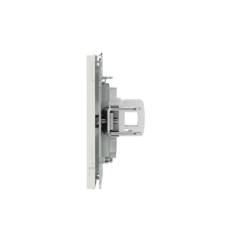 Розетка RJ-45 KANT 6А одинарная белый песок (7010673)