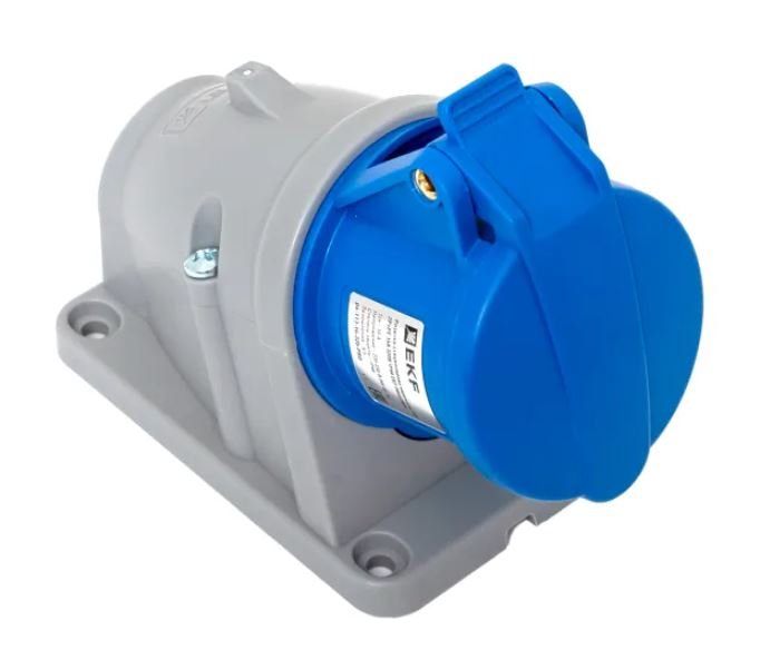 Розетка стационарная наружная 113 2Р+РЕ 16А 220В IP44 PROxima (ps-113-16-220-PRO)