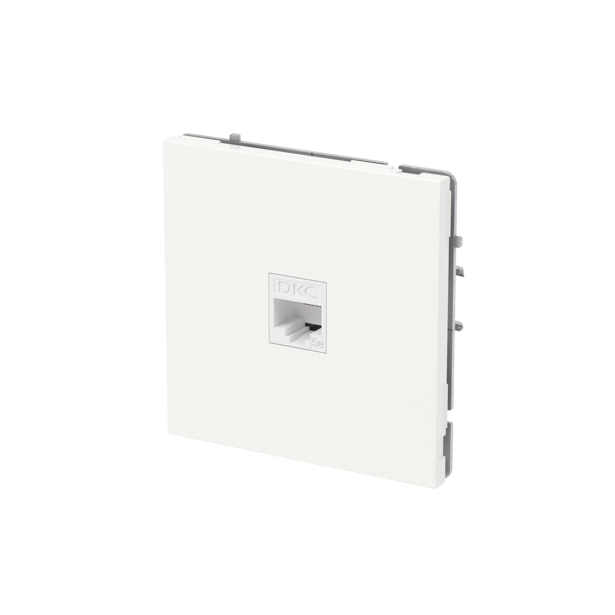 Розетка RJ-45 KANT 5E одинарная белая магнолия (7000663)