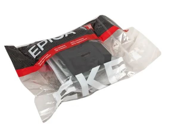 Механизм розетки HDMI+RJ45 (cat5), чёрный Эпика (UP1-SOB-HDMI+RJ45)