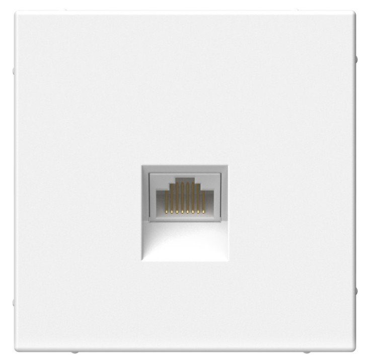ArtGallery розетка RJ45, кат. 6Е, скрытой установки, механизм, белый (GAL000186)