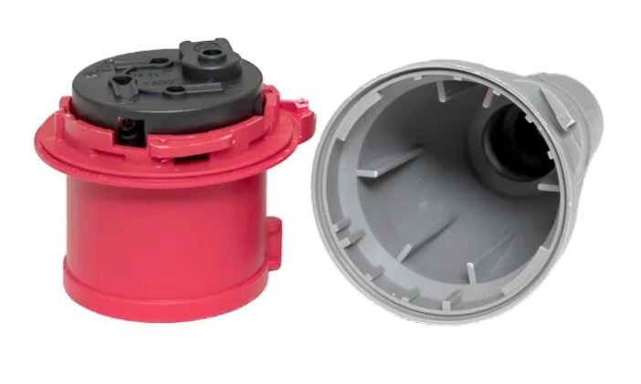 Вилка 14 16А 3Р+РЕ IP44 переносная 380В PROxima (ps-014-16-380-PRO)